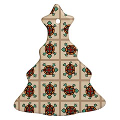 Native American Pattern Ornament (christmas Tree)  by linceazul