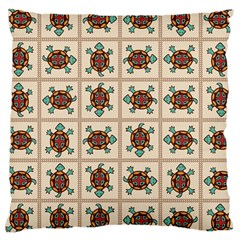 Native American Pattern Large Cushion Case (two Sides) by linceazul