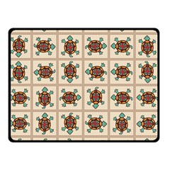 Native American Pattern Double Sided Fleece Blanket (small)  by linceazul