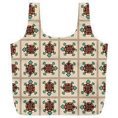 Native American Pattern Full Print Recycle Bags (l)  by linceazul