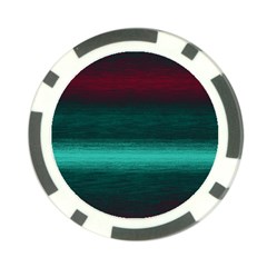 Ombre Poker Chip Card Guard by ValentinaDesign