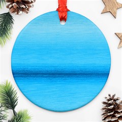 Ombre Round Ornament (two Sides) by ValentinaDesign