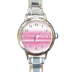 Ombre Round Italian Charm Watch by ValentinaDesign