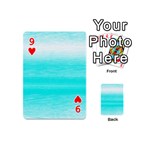 Ombre Playing Cards 54 (Mini)  Front - Heart9