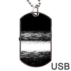 Ombre Dog Tag Usb Flash (one Side)