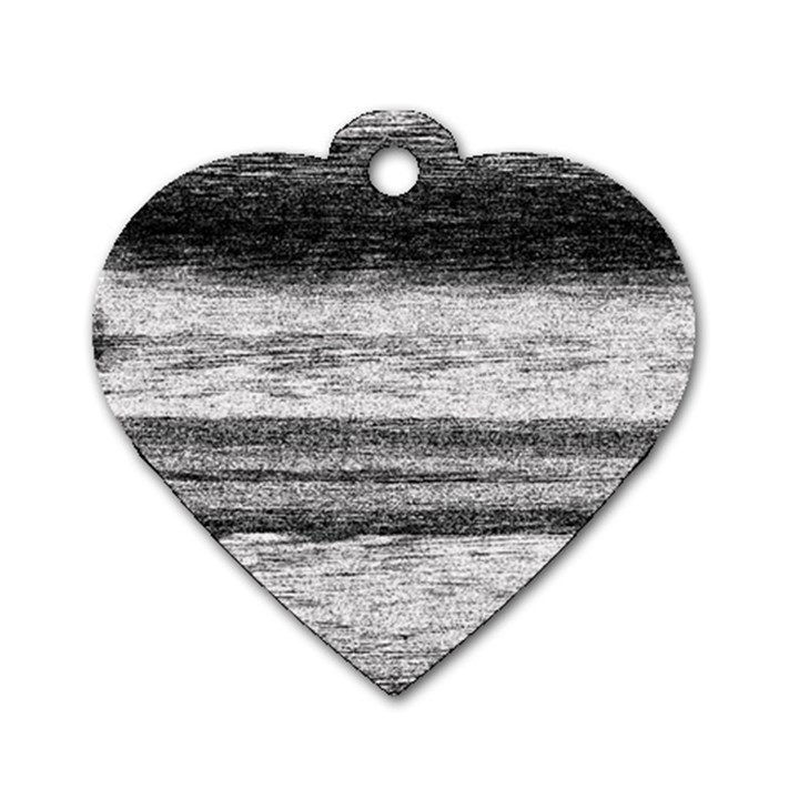 Ombre Dog Tag Heart (Two Sides)