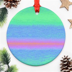 Ombre Round Ornament (two Sides) by ValentinaDesign