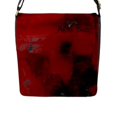 Ombre Flap Messenger Bag (l)  by ValentinaDesign