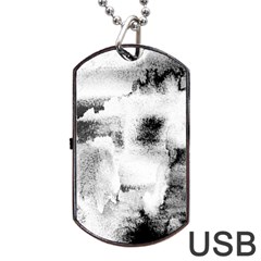 Ombre Dog Tag Usb Flash (one Side) by ValentinaDesign