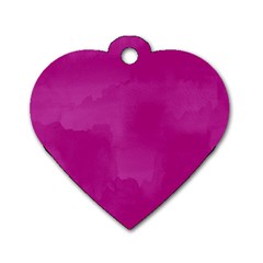 Ombre Dog Tag Heart (one Side) by ValentinaDesign