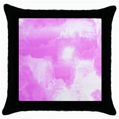 Ombre Throw Pillow Case (black) by ValentinaDesign