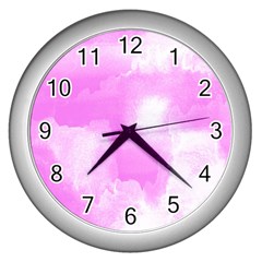 Ombre Wall Clocks (silver)  by ValentinaDesign