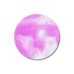 Ombre Rubber Round Coaster (4 Pack)  by ValentinaDesign