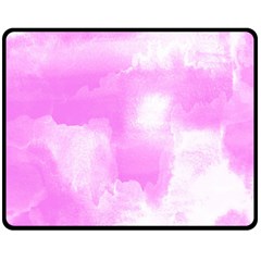 Ombre Double Sided Fleece Blanket (medium)  by ValentinaDesign