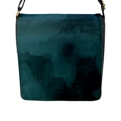 Ombre Flap Messenger Bag (l)  by ValentinaDesign