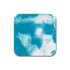 Ombre Rubber Square Coaster (4 Pack)  by ValentinaDesign