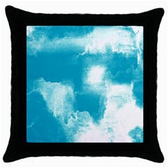 Ombre Throw Pillow Case (black) by ValentinaDesign