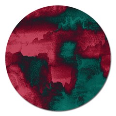 Ombre Magnet 5  (round) by ValentinaDesign