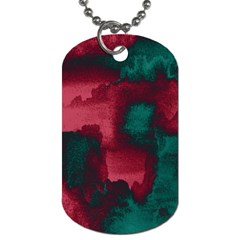 Ombre Dog Tag (one Side) by ValentinaDesign