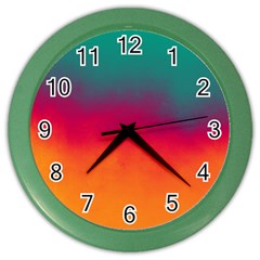 Ombre Color Wall Clocks by ValentinaDesign