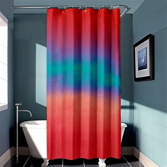 Ombre Shower Curtain 36  X 72  (stall)  by ValentinaDesign