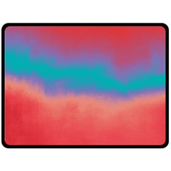 Ombre Double Sided Fleece Blanket (large)  by ValentinaDesign