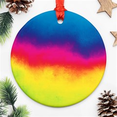 Ombre Ornament (round) by ValentinaDesign