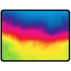 Ombre Double Sided Fleece Blanket (large)  by ValentinaDesign