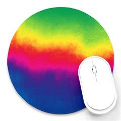 Ombre Round Mousepads by ValentinaDesign