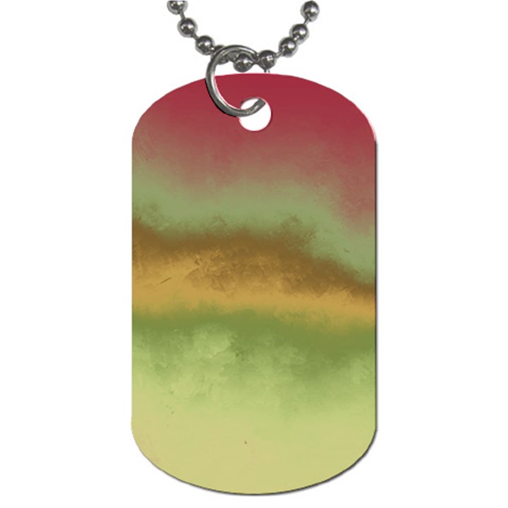 Ombre Dog Tag (Two Sides)