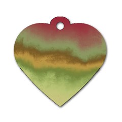 Ombre Dog Tag Heart (one Side) by ValentinaDesign