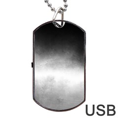 Ombre Dog Tag Usb Flash (one Side) by ValentinaDesign