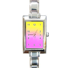 Ombre Rectangle Italian Charm Watch by ValentinaDesign