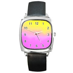 Ombre Square Metal Watch by ValentinaDesign