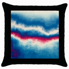 Ombre Throw Pillow Case (black) by ValentinaDesign