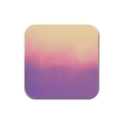 Ombre Rubber Square Coaster (4 Pack)  by ValentinaDesign