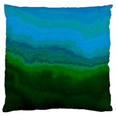 Ombre Large Cushion Case (one Side) by ValentinaDesign