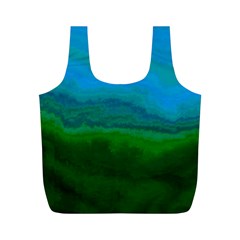 Ombre Full Print Recycle Bags (m)  by ValentinaDesign