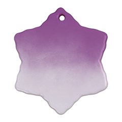 Ombre Snowflake Ornament (two Sides)