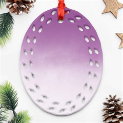 Ombre Oval Filigree Ornament (two Sides) by ValentinaDesign