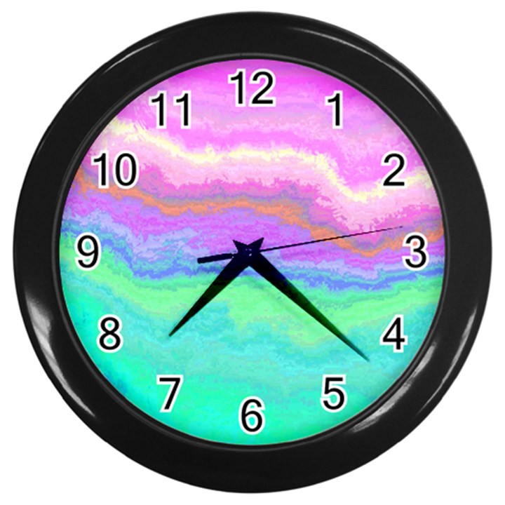 Ombre Wall Clocks (Black)