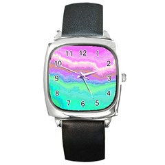 Ombre Square Metal Watch