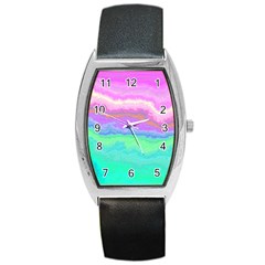 Ombre Barrel Style Metal Watch