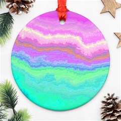 Ombre Round Ornament (Two Sides)