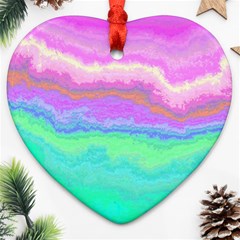 Ombre Heart Ornament (Two Sides)