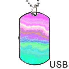 Ombre Dog Tag USB Flash (One Side)