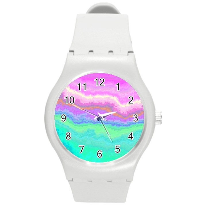 Ombre Round Plastic Sport Watch (M)