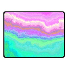 Ombre Double Sided Fleece Blanket (small)  by ValentinaDesign