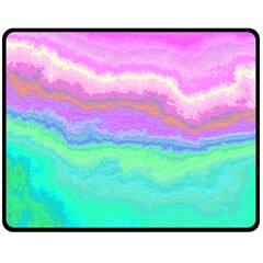 Ombre Double Sided Fleece Blanket (medium)  by ValentinaDesign