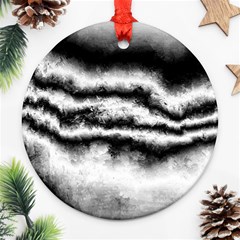 Ombre Round Ornament (two Sides) by ValentinaDesign